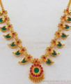 Traditional Mango Design Kerala Gold Palakka Necklace Party Wear NCKN2308