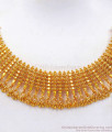 Arabian Bridal Choker Gold Forming Necklace Earrings Combo Designs NCKN2311