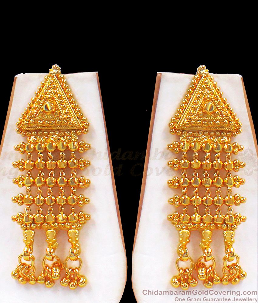 Arabian Bridal Choker Gold Forming Necklace Earrings Combo Designs NCKN2311