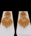 Lakshmi Design Multi Color Stone Gold Necklace Earrings Set NCKN2312