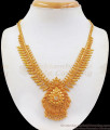 AD White Stone One Gram Gold Necklace Bridal Wear NCKN2337