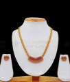 Close Neck Multi Stone Gold Necklace Design Shop Online NCKN2341