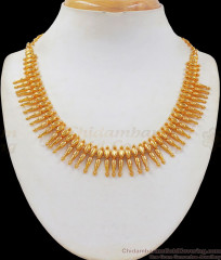 Traditional One Gram Gold Mullaipoo Necklace Womens Jewelry NCKN2355 Traditional One Gram Gold Mullaipoo Necklace Womens Jewelry NCKN2355