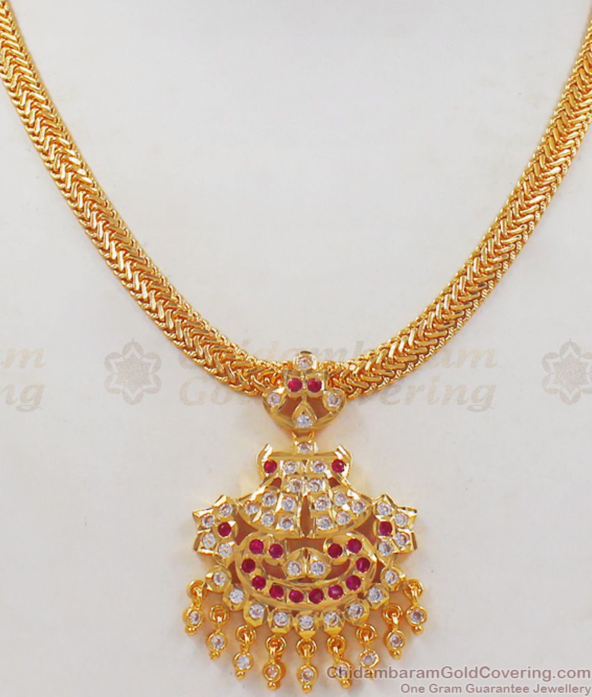 Traditional Impon Necklace For Womens Daily Wear NCKN2356