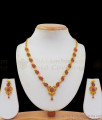 Natural Multi Stone Flower Gold Necklace Earrings Combo NCKN2361