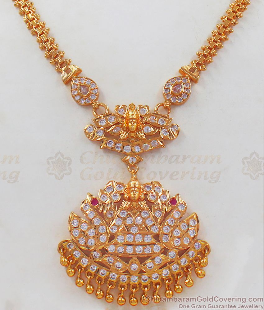 Original Impon Lakshmi Necklace Earring Combo Set NCKN2398