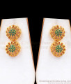 Full Emerald Stone Gold Necklace Earring Combo Shop Online NCKN2405