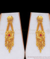 Bridal Wear Forming Two Gram Gold Necklace Earring Combo NCKN2409