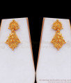 Two Gram Gold Pattern Necklace Earring Combo Bridal Wear NCKN2419