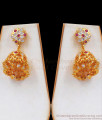 Impon Traditional Mango Design Necklace Earring Combo NCKN2452