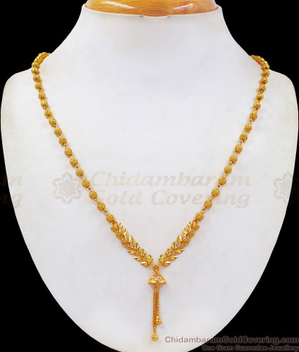 Long thin on sale gold necklace
