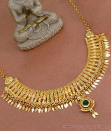 Stunning New Green Palakka Stone Choker Necklace NCKN2481