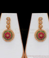 Pretty Gold Plated Multi Stone Necklace Earring combo NCKN2496