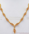 Trendy One Gram Gold Necklace White Stone Jewelry Shop Online NCKN2506