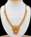 Calcutta Pattern Gold Plated Necklace Function Wear NCKN2531
