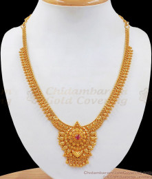 Calcutta Pattern Gold Plated Necklace Function Wear NCKN2531 Calcutta Pattern Gold Plated Necklace Function Wear NCKN2531