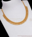 Light Weight Mullaipoo Kerala Gold Necklace Design NCKN2552