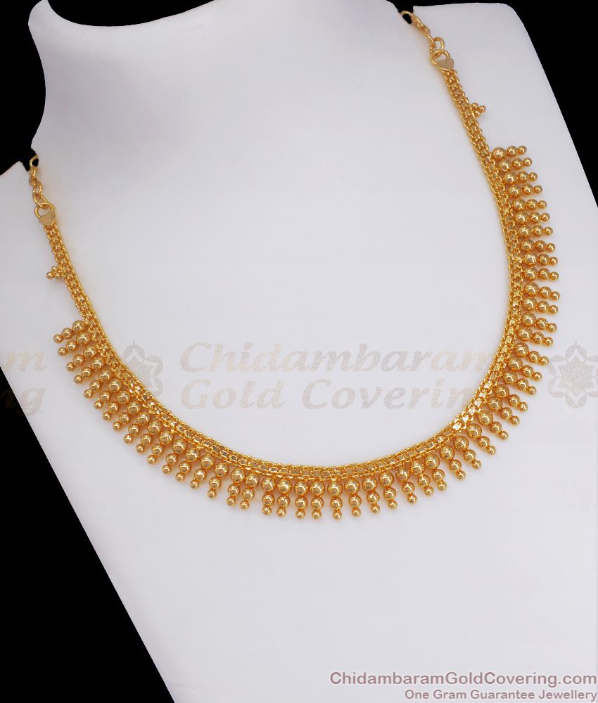 Buy 1 Gram Gold Necklace Design South Indian Jewelry Shop Online NCKN2553