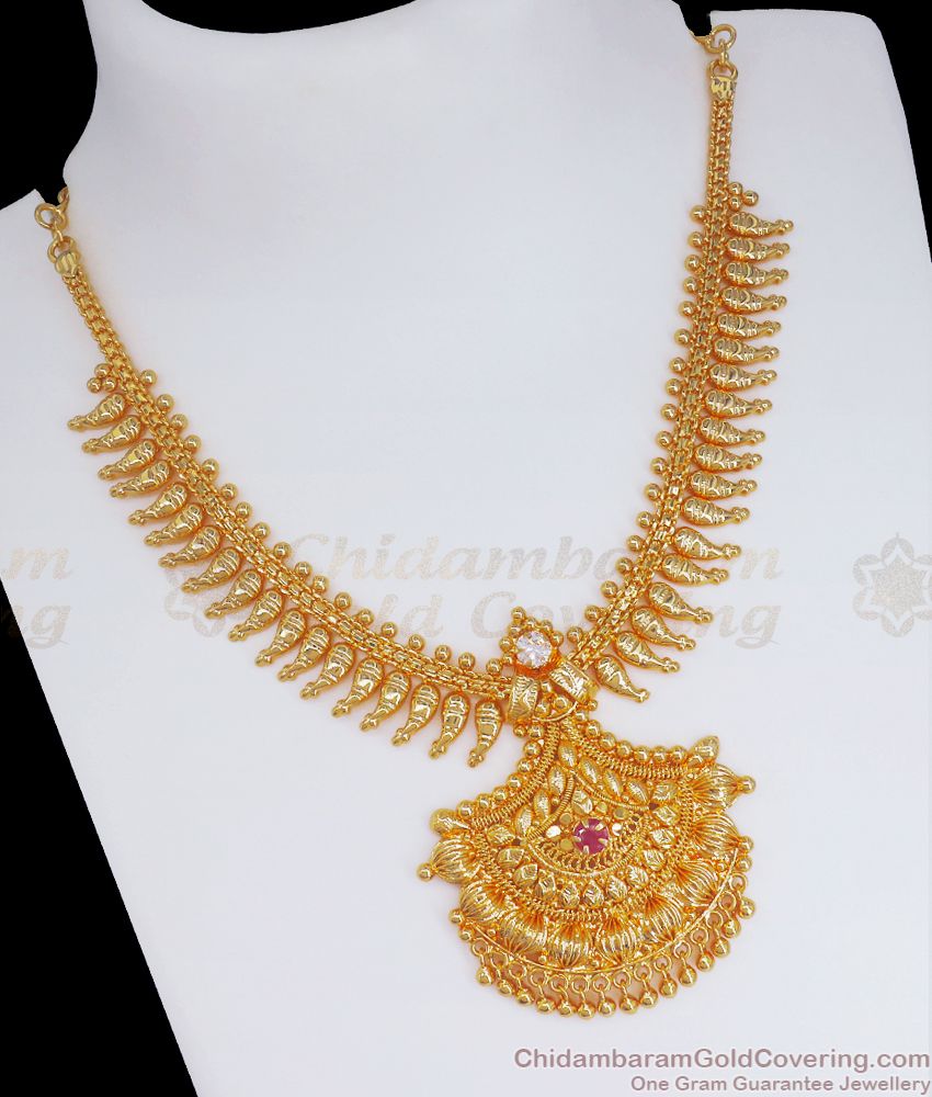 Buy Latest Gold Necklace Design Women Fashion NCKN2578