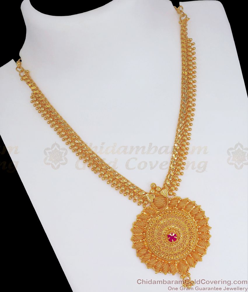 Buy Gold Plated Necklace Net Pattern For All Occasions NCKN2579