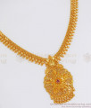 Latest Gold Plated Necklace Floral Design NCKN2587