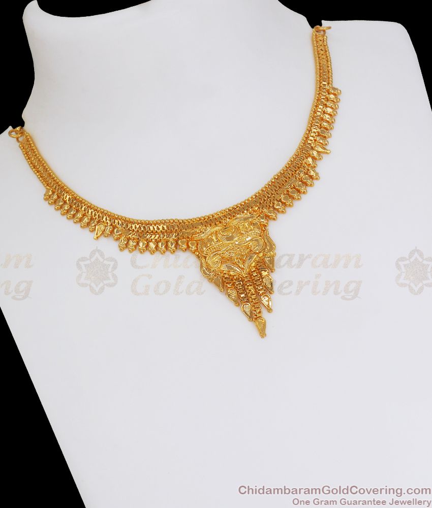 Trendy Kolkata Design Gold Imitation Necklace NCKN2589