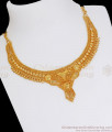 Gorgeous Gold Plated Necklace Kolkata Pattern At Affordable Price NCKN2591