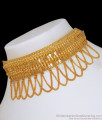 Gorgeous Gold Pattern Elakkathali Necklace Kerala Design NCKN2602