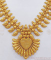 2 Gram Gold Necklace Kerala Pattern Bridal Wear NCKN2616