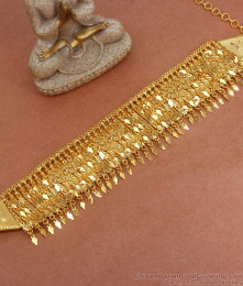 Gorgeous 4 Line Gold Pattern Elakkathali Necklace Kerala Design NCKN2623 Gorgeous 4 Line Gold Pattern Elakkathali Necklace Kerala Design NCKN2623
