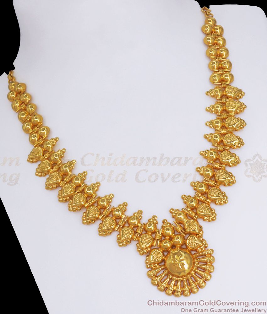 One Gram Gold Kerala Necklace Bridal Collection NCKN2629