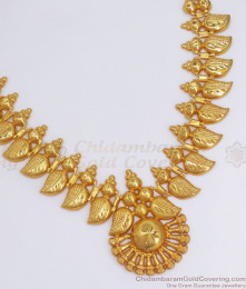 Latest kerala Bridal Gold Necklace Mullaipoo Design Shop Online NCKN2630 Latest kerala Bridal Gold Necklace Mullaipoo Design Shop Online NCKN2630