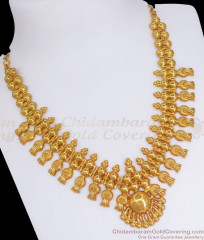 New Model Gold Imitation Necklace South Indian Tradition NCKN2631 New Model Gold Imitation Necklace South Indian Tradition NCKN2631