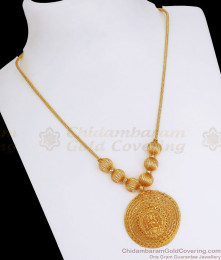 New Model Lakshmi Design Gold Plated Necklace On Sale NCKN2637 New Model Lakshmi Design Gold Plated Necklace On Sale NCKN2637