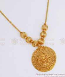 New Model Lakshmi Design Gold Plated Necklace On Sale NCKN2637 New Model Lakshmi Design Gold Plated Necklace On Sale NCKN2637