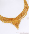 Kolkata Model 2 Gram Gold Necklace Design Bridal Collection NCKN2648