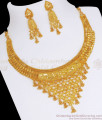 Gorgeous Arabic Pattern Forming Choker Necklace Bridal Collection NCKN2654