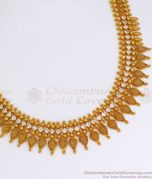 White Ad Stone Gold Necklace Muliapoo Pattern Shop Online NCKN2655 White Ad Stone Gold Necklace Muliapoo Pattern Shop Online NCKN2655