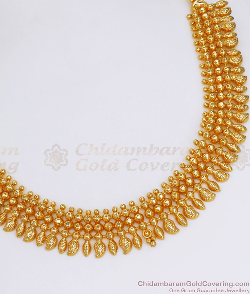 New Close Necklace Mango Design Gold Necklace Shop Online NCKN2660