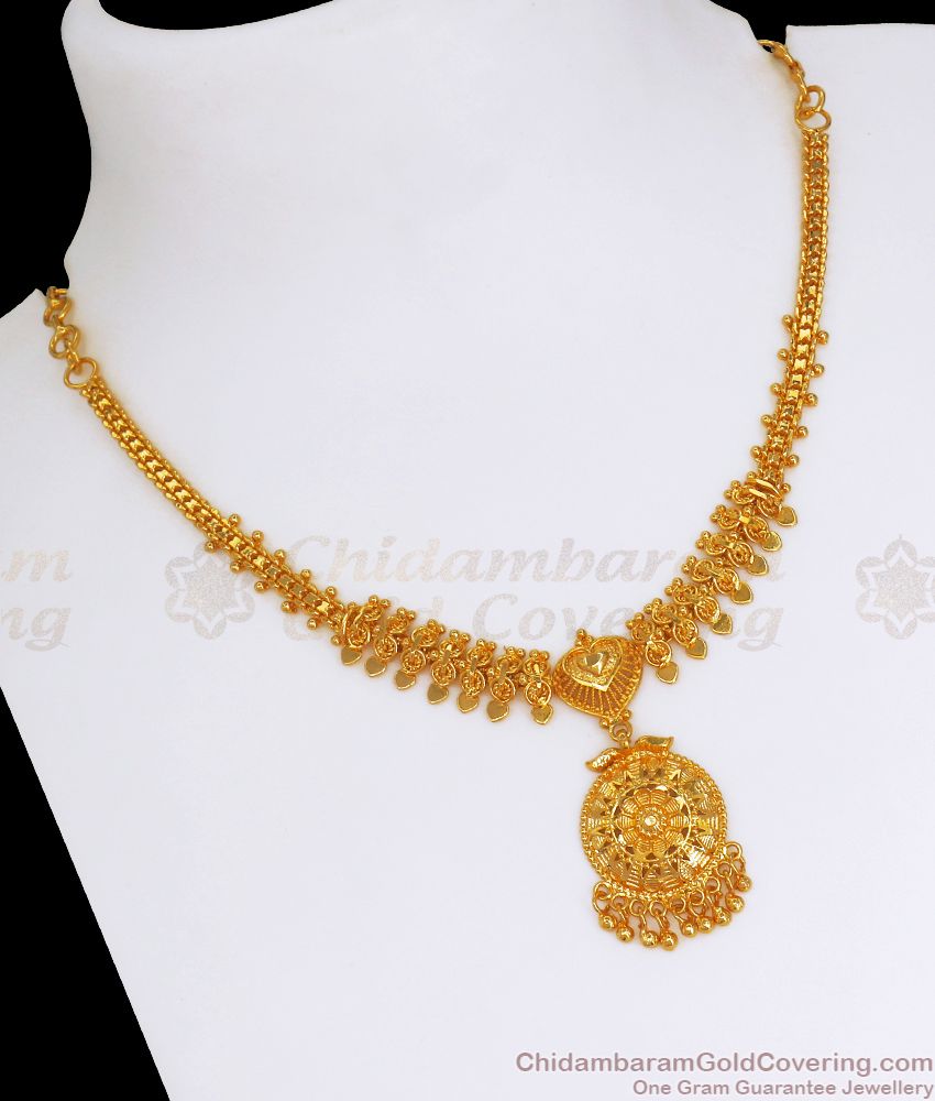 Light Weight Gold Imitation Necklace Shop Online NCKN2681