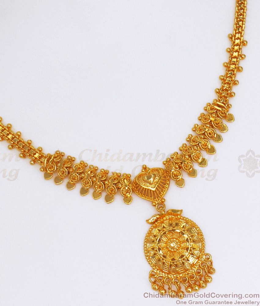 Light Weight Gold Imitation Necklace Shop Online NCKN2681