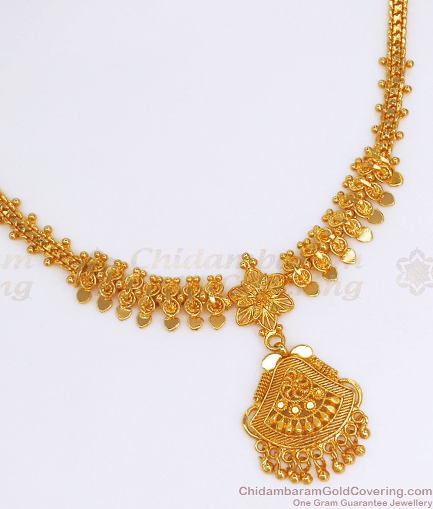 Attractive Gold Tone Necklace Bridal Collection Shop Online NCKN2682