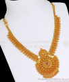 Grand Chandabali Type Gold Plated Necklace Bridal Wear NCKN2684