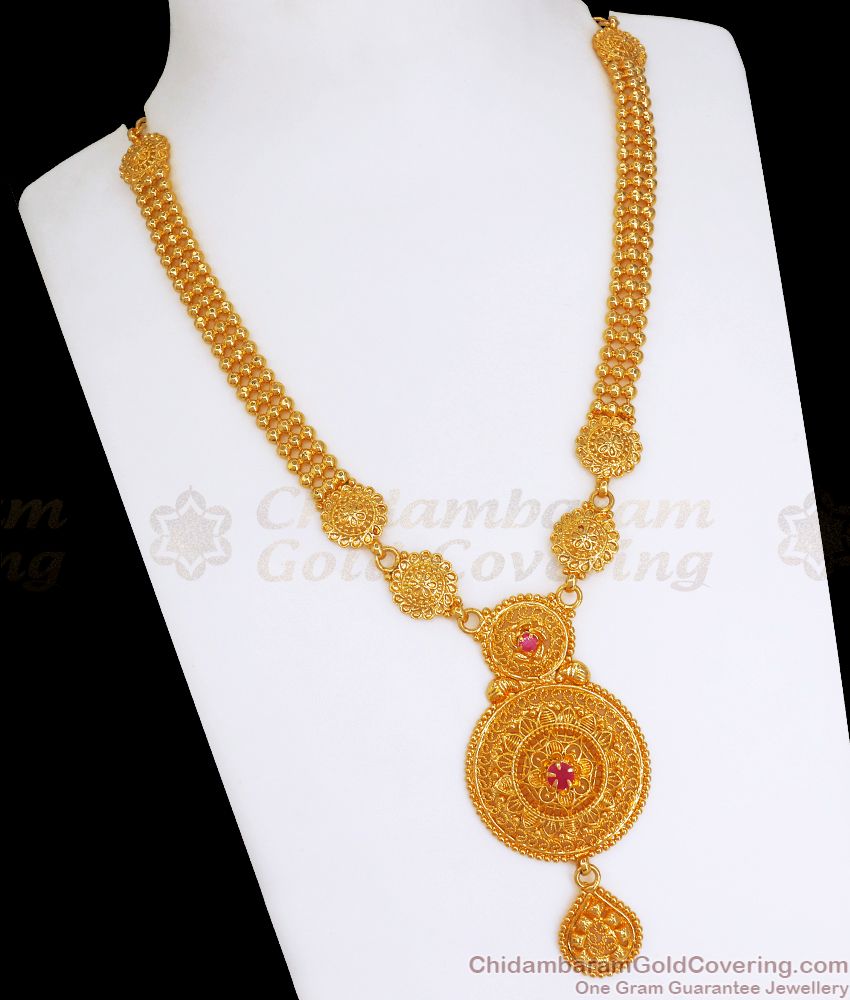 Gorgeous Gold Plated Necklace Affordable Bridal Collection Only Online NCKN2688