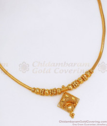 Buy One Gam Gold Necklace Dimple Design At Affordable Price NCKN2691 Buy One Gam Gold Necklace Dimple Design At Affordable Price NCKN2691
