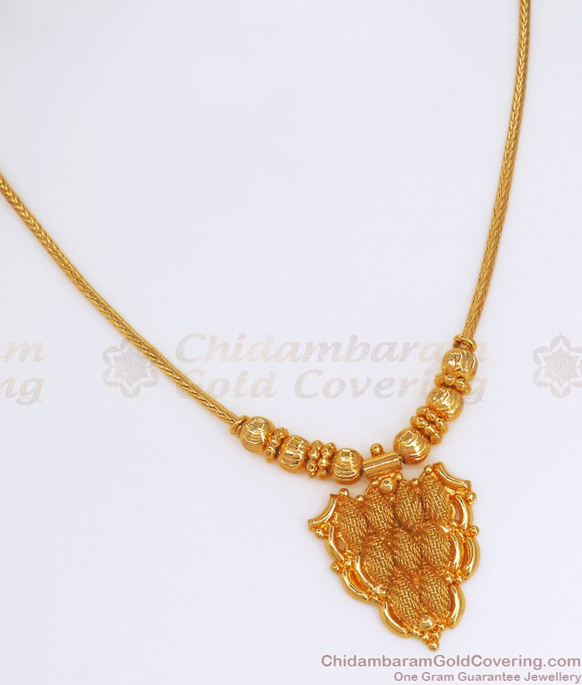 Micro Gold Plated Necklace Net Pattern Shop Online NCKN2692