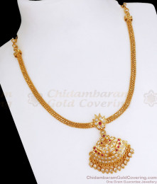 New Model Five Metal Necklace Ruby White Stone Gati Jewelry NCKN2699 New Model Five Metal Necklace Ruby White Stone Gati Jewelry NCKN2699