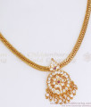 Latest Real Impon Panchaloha Attigai Necklace 5 Metal Jewelry NCKN2731