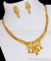 Pure Gold Tone Necklace Forming Jewelry Bridal Collections NCKN2732