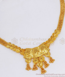 Pure Gold Tone Necklace Forming Jewelry Bridal Collections NCKN2732 Pure Gold Tone Necklace Forming Jewelry Bridal Collections NCKN2732